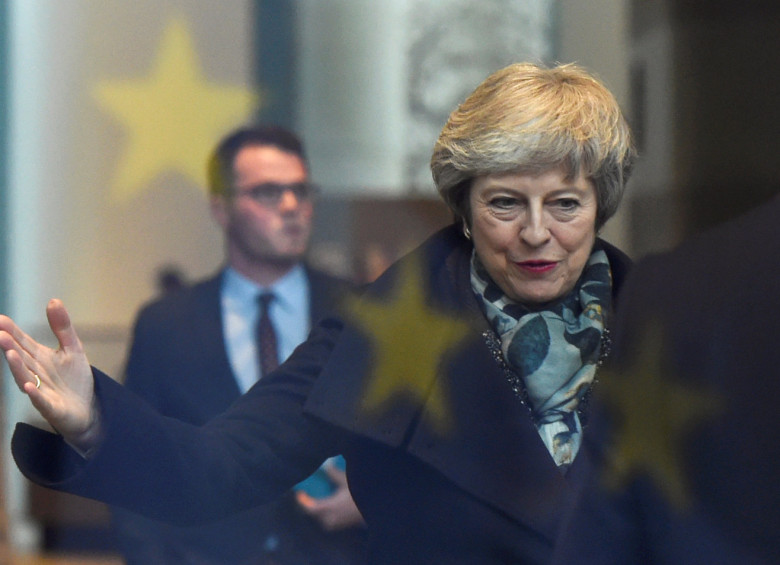 Theresa May, primera ministra de Reino Unido. FOTO: REUTERS