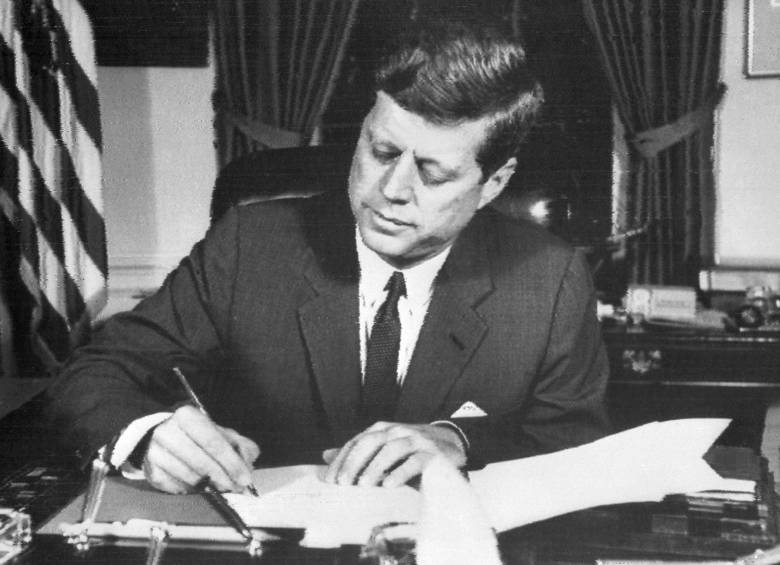 John F. Kennedy, presidente de los Estados Unidos asesinado en 1963. FOTO AFP