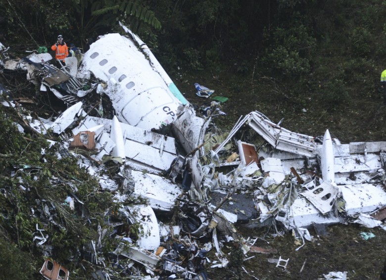 El Chapecoense debió llegar el lunes en la tarde a Medellín procedente de Sao Paulo en un Airbus 320 y no en un Chárter. FOTO AP