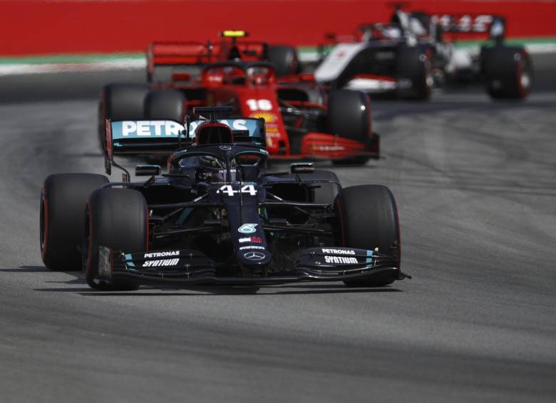 Hamilton buscará una nueva victoria este domingo en España. FOTO EFE