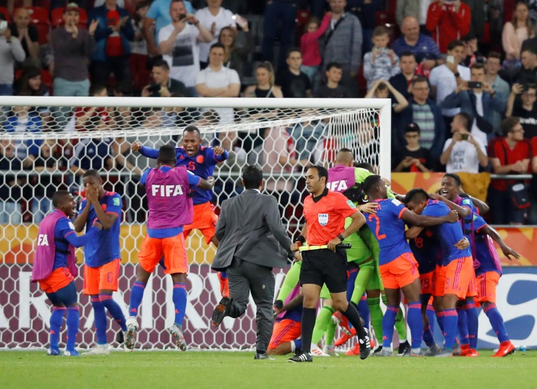 En penales la Selección Colombia Sub20 clasificó a cuartos de final. FOTO: Reuters