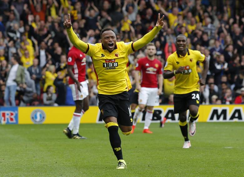Zúñiga anotó su primer gol de la temporada en la Liga de Inglaterra. FOTO REUTERS