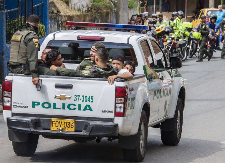 El operativo policial fue llevado a cabo junto con el centro de monitoreo del 123. FOTO Robinson Sáenz Vargas