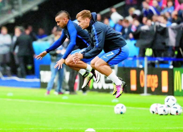 Antoine Griezmann y Dimitri Payet son las dos cartas goleadoras de Francia. Entre los dos han marcado siete. FOTO reuters 