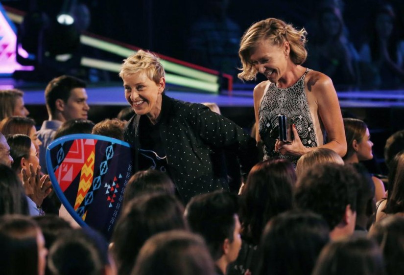 Ellen DeGeneres ganó el premio a mejor cómico. FOTO Reuters