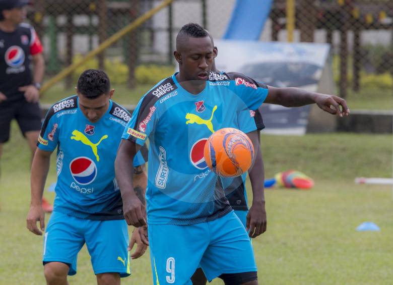 Caicedo está listo para regresar a la competencia con el Medellín, al que le hacen falta sus goles. FOTO juan antonio sánchez
