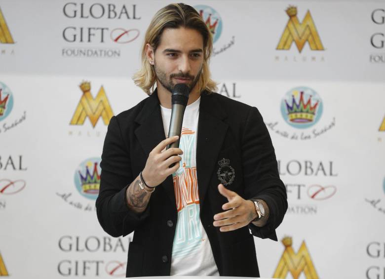 Maluma, ahora de pelo rubio, se presentará por primera vez en Medellín después de tres años. Foto: Manuel Saldarriaga 