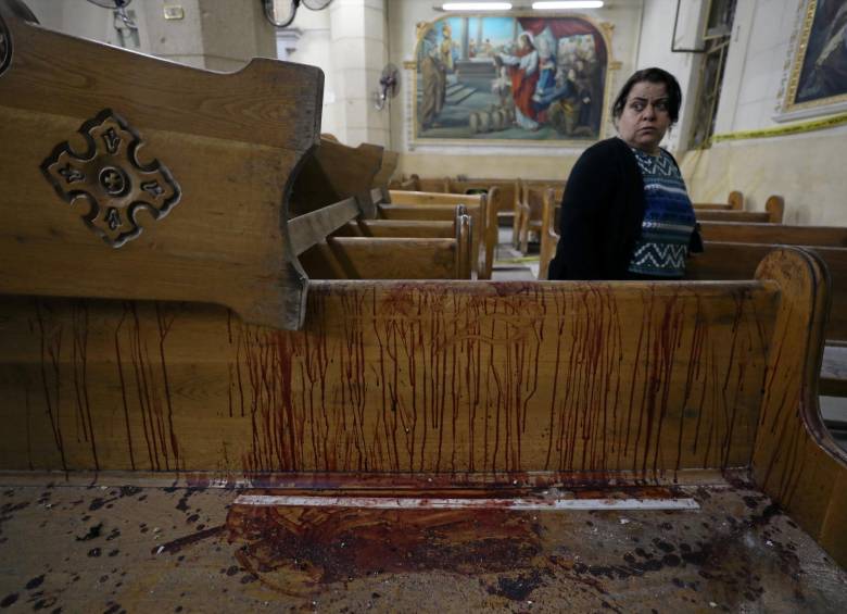 Templo de San Jorge, en la ciudad de Tanta. FOTO REUTERS