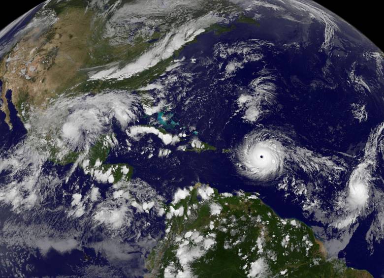 Huracán Irma en el Caribe. FOTO: Reuters