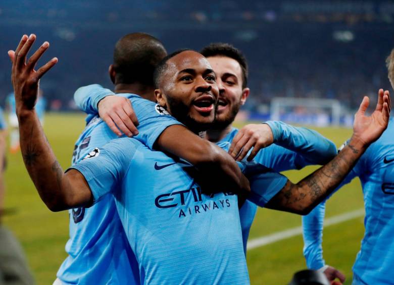 Raheem Sterling fue el encargado de sellar la remontada del Manchester City ante el Schalke. FOTO REUTERS