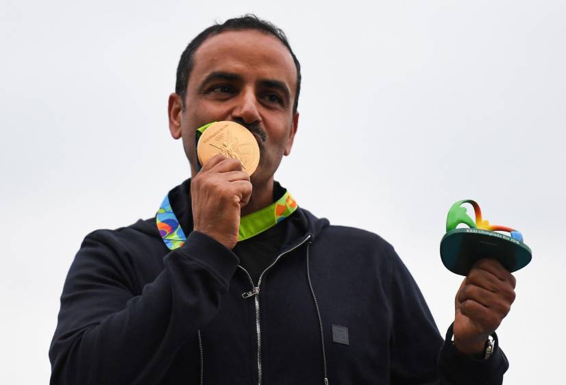 Aldeehani había hecho historia al ganar el bronce en doble foso en Sídney 2000 y fue el primer kiwaití en lograr una medalla en Olímpicos. FOTO AFP