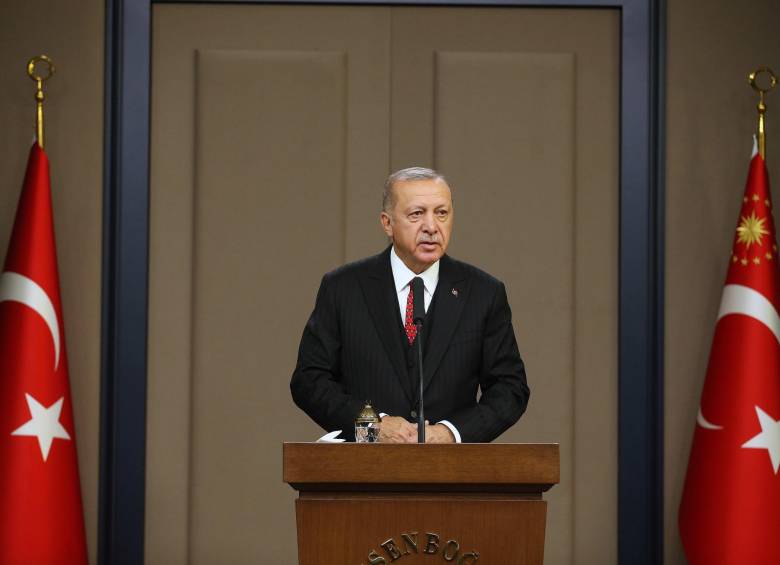 Presidente de Turquía Recep Tayyip Erdoğan. FOTO: EFE