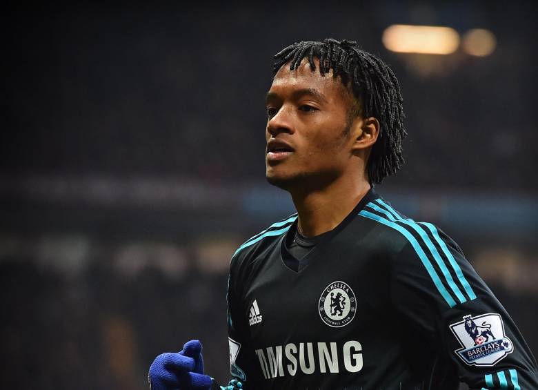El antioqueño Juan Guillermo Cuadrado tuvo un buen debut ayer en la Liga Premier de Inglaterra con el Chelsea, líder del campeonato. FOTO afp