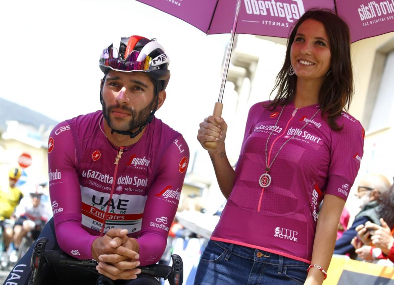 En la presente temporada, Gaviria también se retiró del Tour Colombia debido a un cuadro gripal. Se despidió del Giro con un triunfo de etapa. Suma 5 en su historial. FOTO AFP