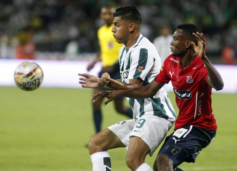 Jéfferson Duque entró con buena actitud al clásico y peleará la posición con Ruiz ante el Huila. FOTO Manuel saldarriaga