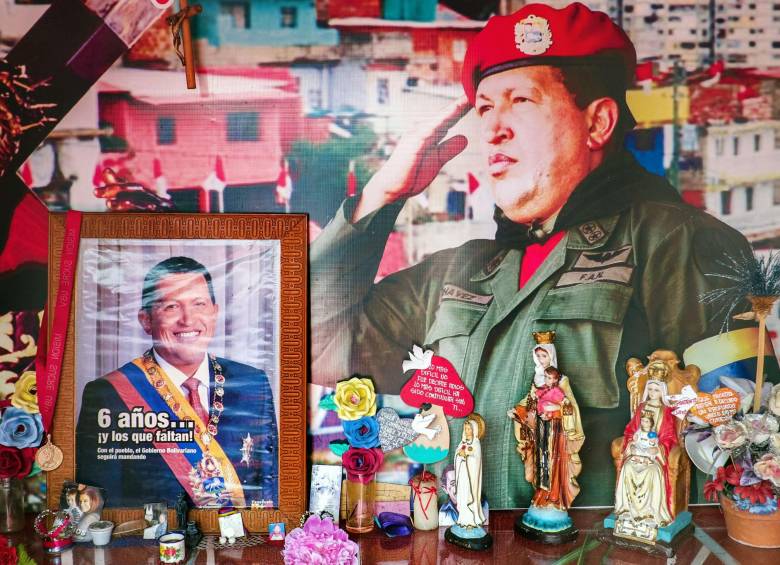 Chávez, que presidió Venezuela entre 1999 y 2013, falleció al perder la batalla contra un cáncer. FOTO AFP