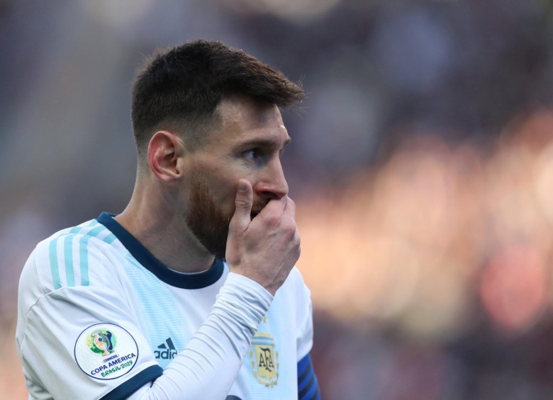 “La Copa América está armada para que la gane Brasil”, afirmó Lionel Messi, luego del partido que su selección perdió frente a Perú. Foto Reuters.