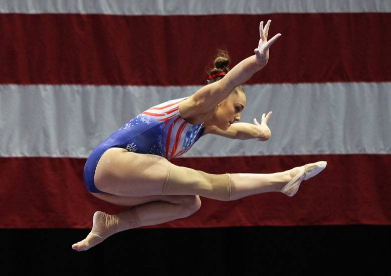 La gimnasta Maggie Nichols en el documental Athlete A. FOTO CORTESÍA NETFLIX