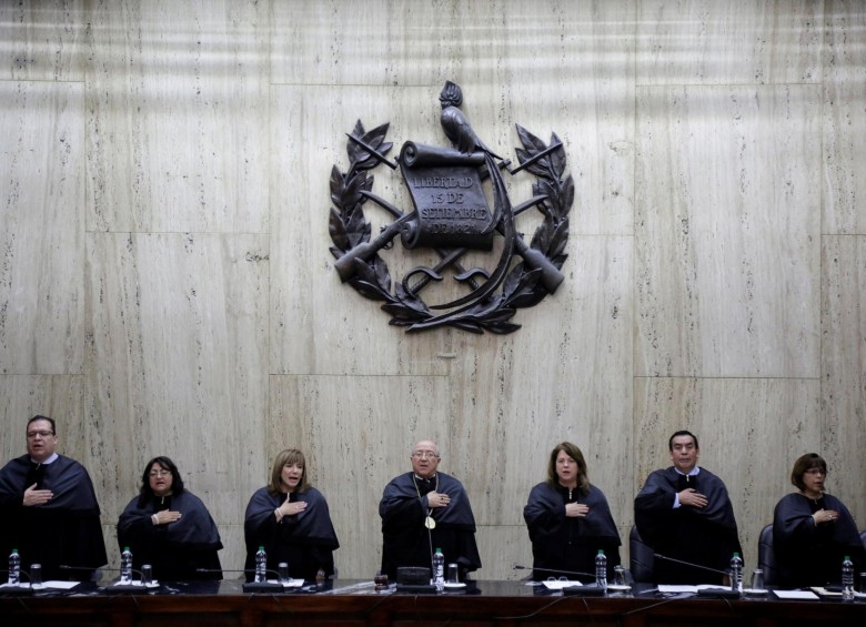 Corte Suprema de Guatemala. FOTO REUTERS