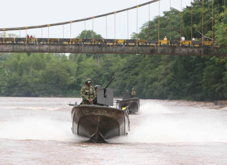 La zona de frontera entre Colombia y Ecuador es escenario frecuente de acciones delictivas. FOTO Colprensa