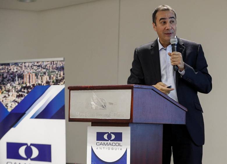 Eduardo Loaiza, gerente de Camacol Antioquia. FOTO MANUEL SALDARRIAGA