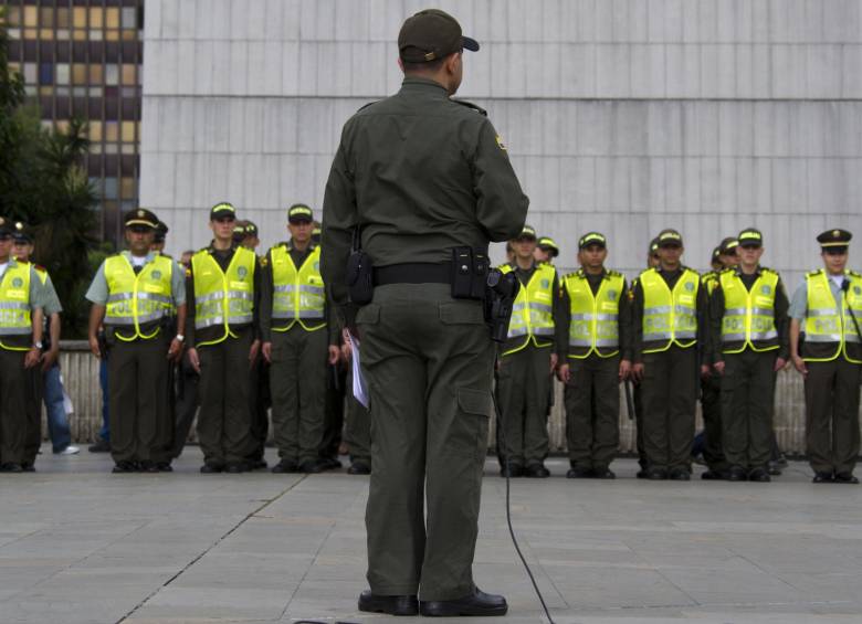 Policía busca incorporar 650 auxiliares bachilleres. FOTO JORGE VANEGAS