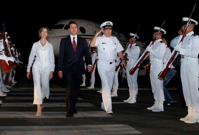 El presidente de México, Enrique Peña Nieto, otro de los jefes de Estado invitados a la firma del acuerdo. FOTO AFP
