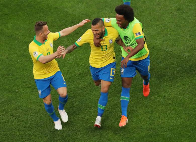 Brasil mostró todo su poderío ante Perú. FOTO REUTERS