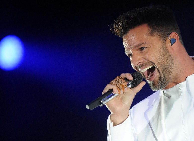 Ricky Martin ha cantado en cinco ocasiones en Viña del Mar. FOTO AFP