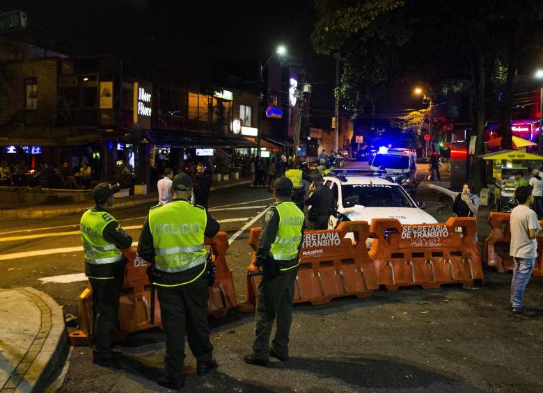 En la Operación Zafiro fueron arrestados siete policías activos de la Policía Metropolitana, varios de los cuales prestaban servicio en El Poblado. FOTO: Archivo El Colombiano.