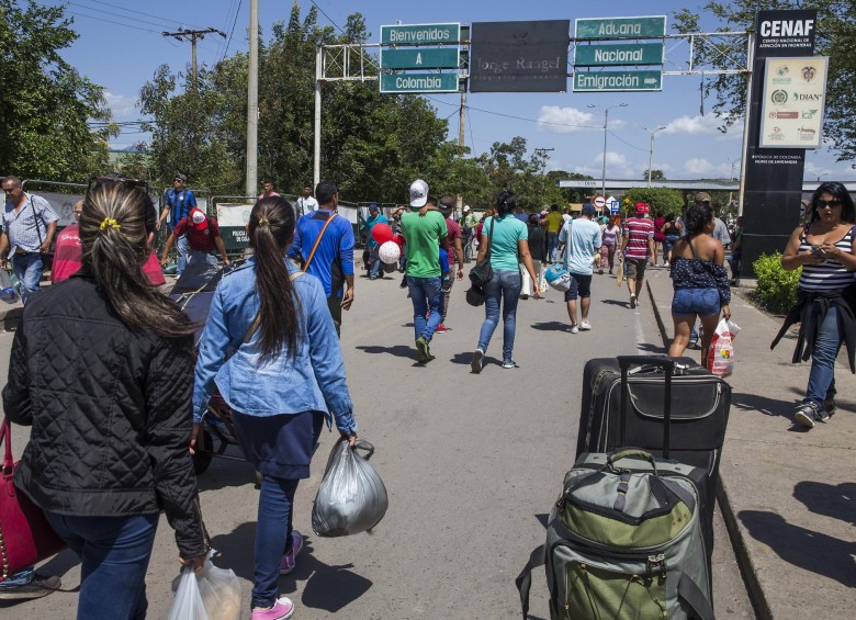 El Puente Internacional Simón Bolívar es el principal punto de tránsito de migrantes entre Colombia y Venezuela. La Gerencia de Fronteras acostumbraba realizar visitas periódicas a este lugar para revisar la situación humanitaria. FOTO Julio Cesar Herrera