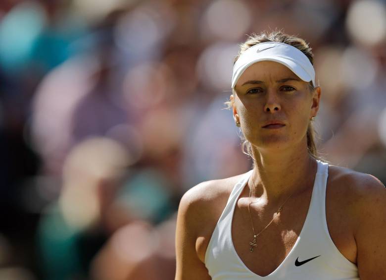 Maria Sharapova estará por fuera de competencia durante dos años. FOTO AFP