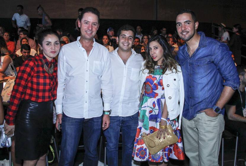 María Fernanda Jiménez, Art Svartsnaider, David Zebede, Itamaria y Luis Osorio. Foto Cámara Lúcida.