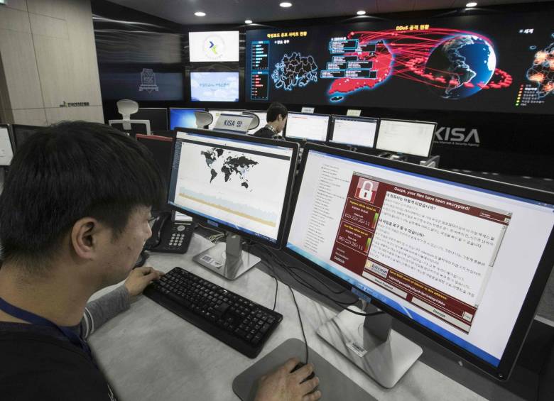 Cíber ataque mundial “WannaCry” afectó a gran parte del mundo. FOTO AFP