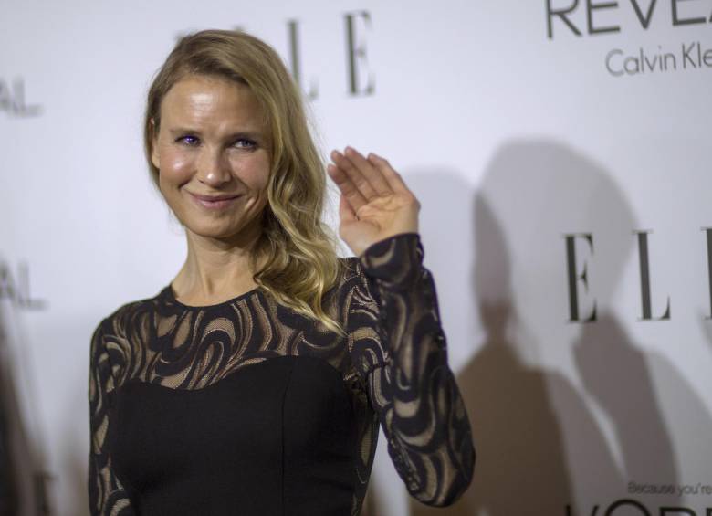 Renée Zellweger sorprendió hace cuatro años con sus cambios estéticos. FOTO Archivo RE