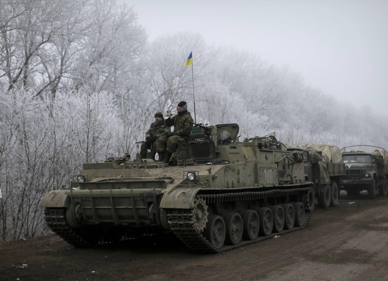 Tropas ucranianas se han enfrentado a milicias prorrusas en los alrededores de la localidad de Debáltsevo, a la que los separatistas asedian para hacerse con un punto estratégico. FOTO reuters