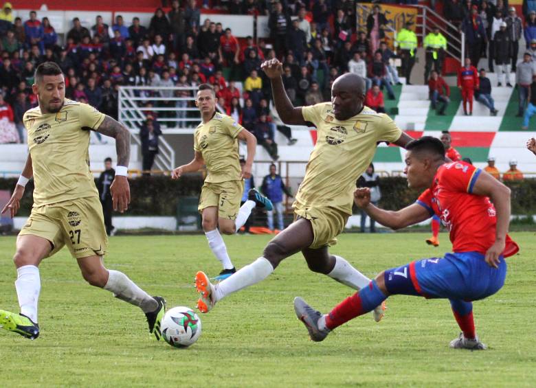 Ante Pasto, Rionegro completó 7 empates en la Liga Águila-2. Tiene, además, 5 victorias y 6 derrotas. FOTO Colprensa