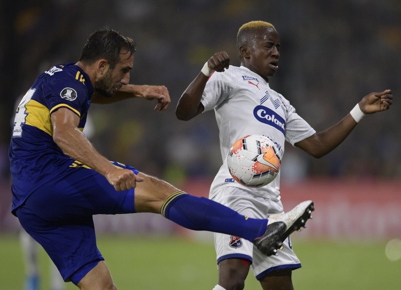 Boca Juniors superó al DIM en La Bombonera. FOTO AFP