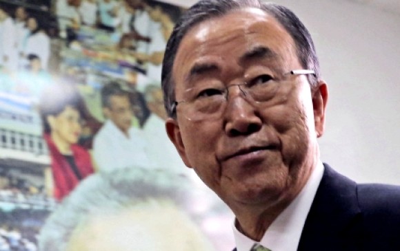 Secretario General de Naciones Unidas (ONU), Ban Ki-moon. FOTO ARCHIVO. 