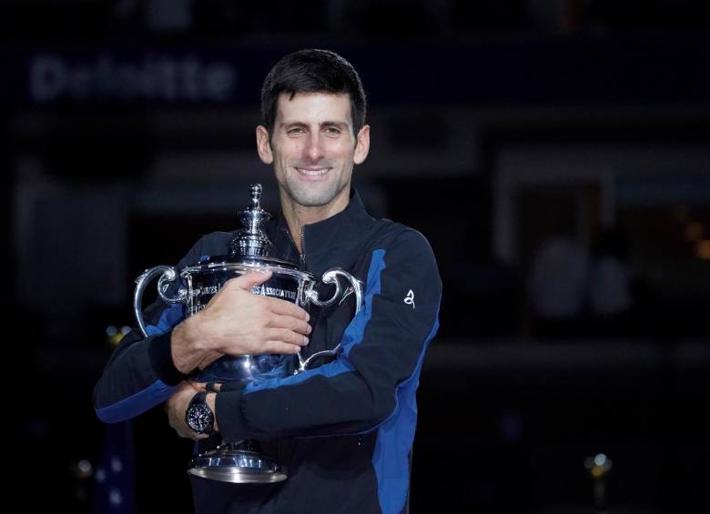 Novak Djokovic superó en la final del US Open a Juan Martín Del Potro por 6-3, 7-6 (7-4), 6-3. FOTO REUTERS