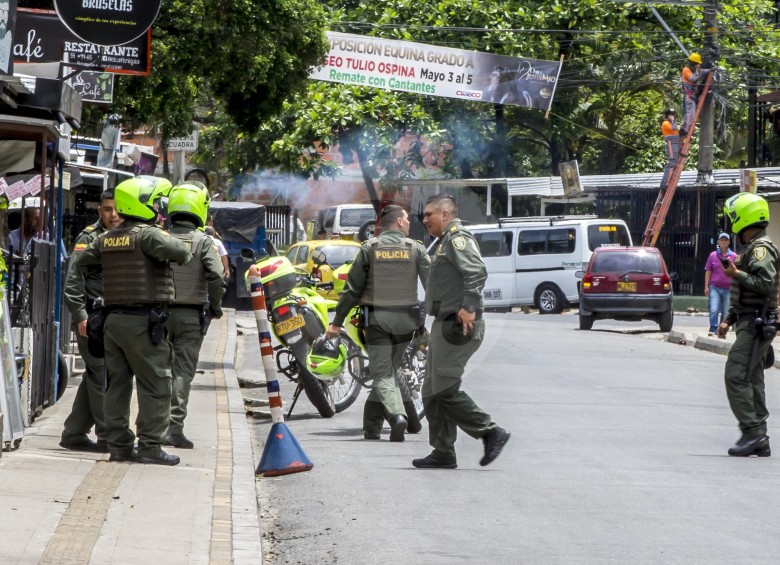 La ciudadanía ha expresado temor por el control que ejercen los ilegales en las calles. Las autoridades han intensificado los operativos para capturar a los responsables de las cuatro bandas criminales que están en confrontación desde inicio del año en Bello. FOTO el Colombiano