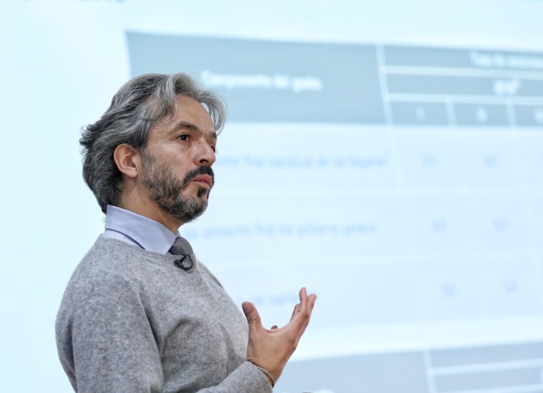 Juan Daniel Oviedo, director del Dane, presentó los resultados de la tercera muestra Pulso Social. Foto Colprensa