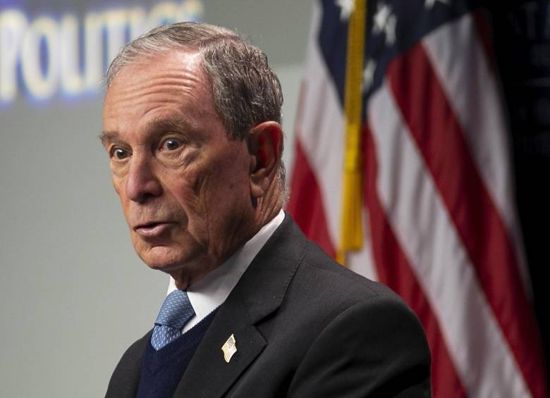 El exalcalde de Nueva York Michael Bloomberg anunció este domingo oficialmente su candidatura a las primarias demócratas de cara a las elecciones presidenciales estadounidenses del próximo año con el objetivo de “derrotar a Donald Trump y reconstruir América (EE.UU.)”. Foto: EFE