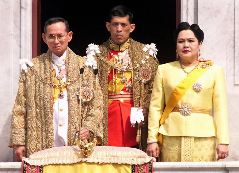 Bhumibol Adulyadej murió a los 88 años. FOTO AFP