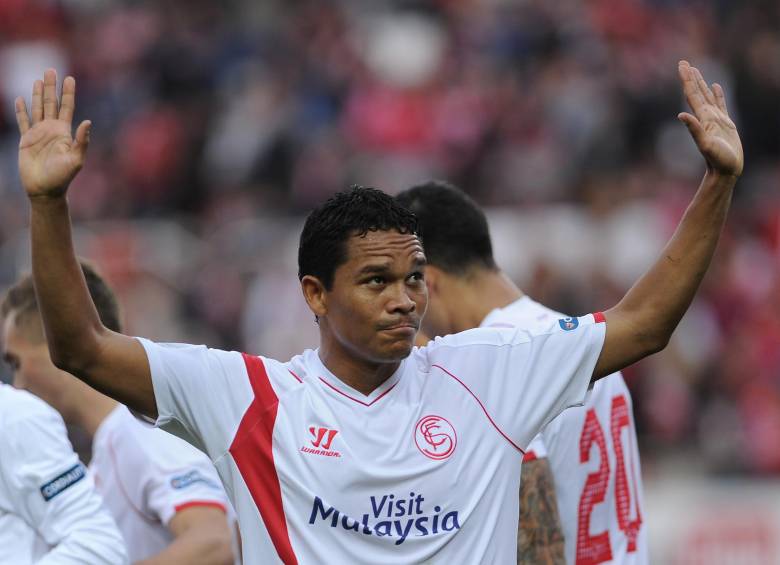 En su segunda temporada con el Sevilla, el colombiano ajusta 47 goles en todos los torneos. FOTO ARCHIVO AFP
