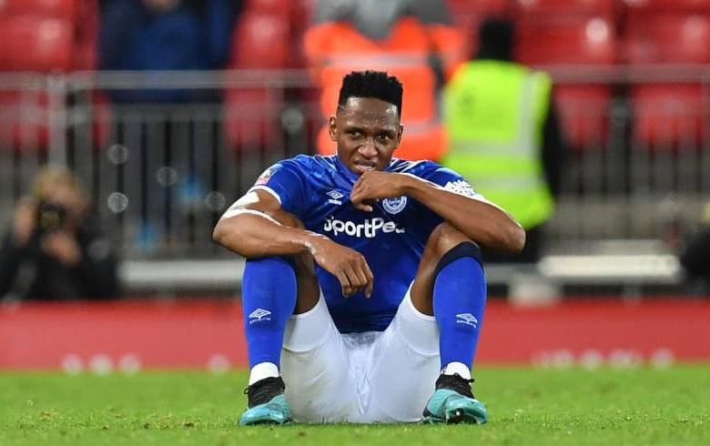Yerry Mina lamentó su lesión, pero ya inició su proceso de recuperación. FOTO AFP