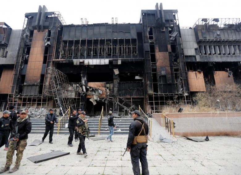 Así quedó la Universidad de Mosul tras la ocupación del Estado Islámico. FOTO REUTERS
