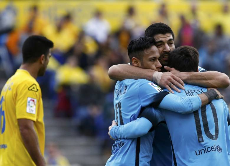Suárez volvió a marcar y comanda la tabla de goleadores de la Liga de España. FOTO REUTERS