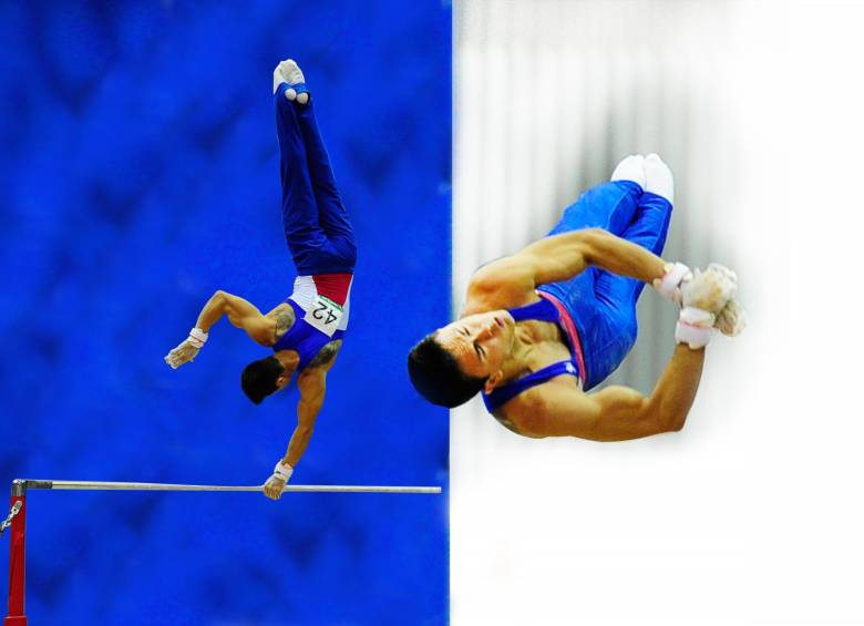 Equilibrio, fuerza y tenacidad muestra Jossimar Calvo en cada prueba. En México no desentonó. FOTOS AFP