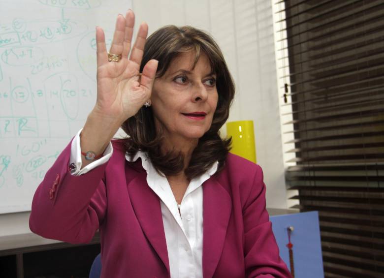Excandidata presidencial del partido Conservador, Marta Lucía Ramírez. FOTO COLPRENSA
